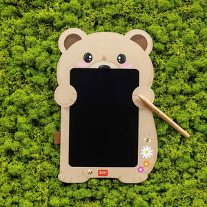 Legami - Ayıcık Portable LCD Drawing Board in Cardboard - Sihir Sketch Board