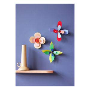 Studio Roof - Decoración de pared de flor de almizcle - Set de 3
