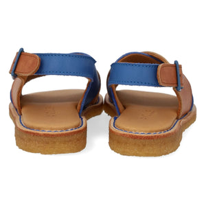 Angulus - Contrast Sandal Leather | Royal Blue