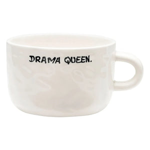 Anna + Nina - Drama Queen Cappuccino Mug | Ecru