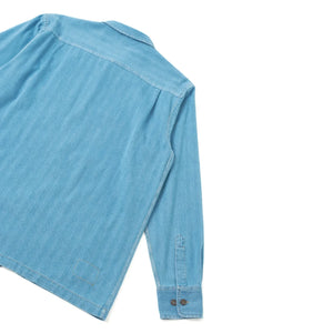 Universal Works - Camisa de trabajo de algodón | Azul claro