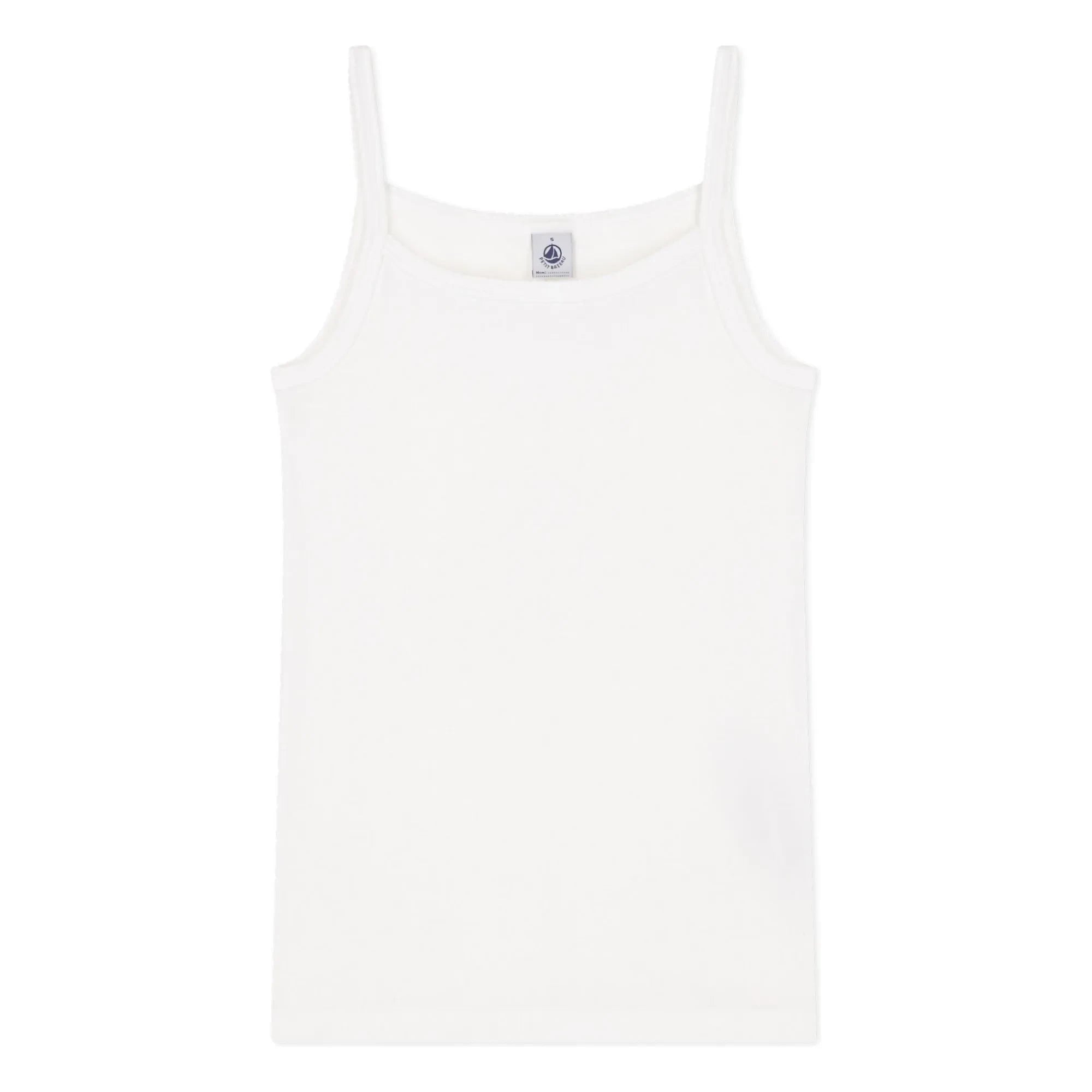 Petit Bateau - Cocotte organik pamuk atlet | Beyaz