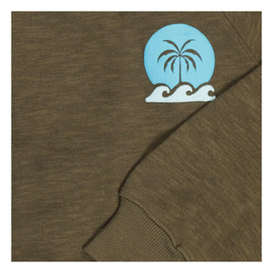 Tumble N'Dry - High Tide organic cotton sweatshirt | Khaki brown