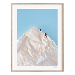 Ciel Glue - Mountain n°1 The Line poster - Sınırlı Üretim | Mavi