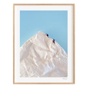 Ciel Glue - Mountain n°1 The Line poster - Sınırlı Üretim | Mavi