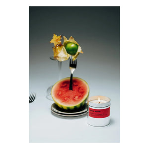 Boogie Bougie - Wassermelonen-Schlucke und Snacks am Pool Kerze