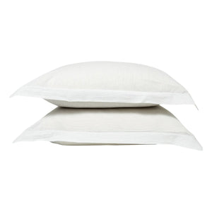 Scarlette Ateliers - Jack Handwoven Cotton Pillowcase - Set of 2 | Light Blue