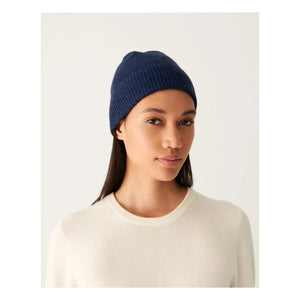Bompard – Klassische Kaschmirmütze | Marineblau