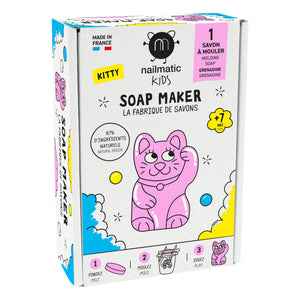 Nailmatic Kids - The Soap Factory Set - Kitty Edition - 1 Seife | Rosa