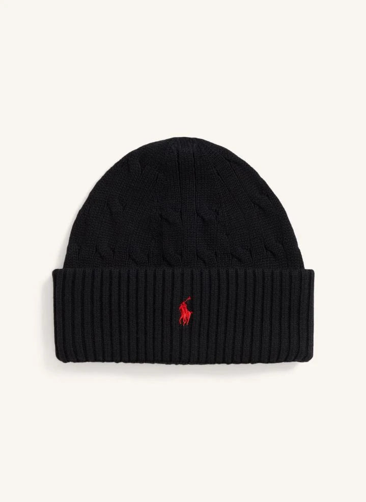 Ralph Lauren - قبعة بشعار | أسود