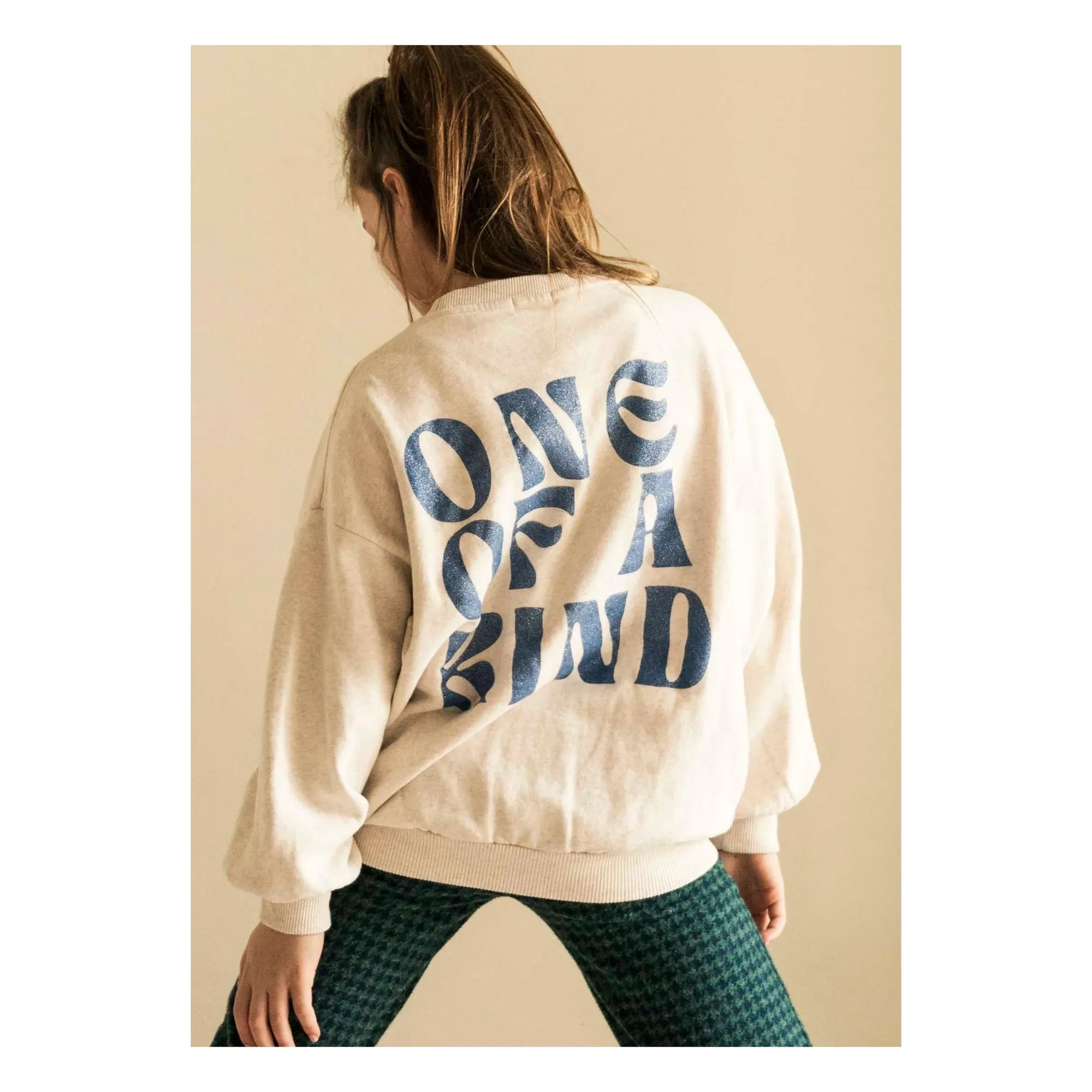 Jenest - Pippa organik pamuk sweatshirt | Ekru