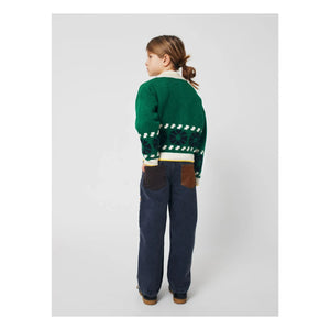 Bobo Choses - Organic cotton yoke jeans | Gray