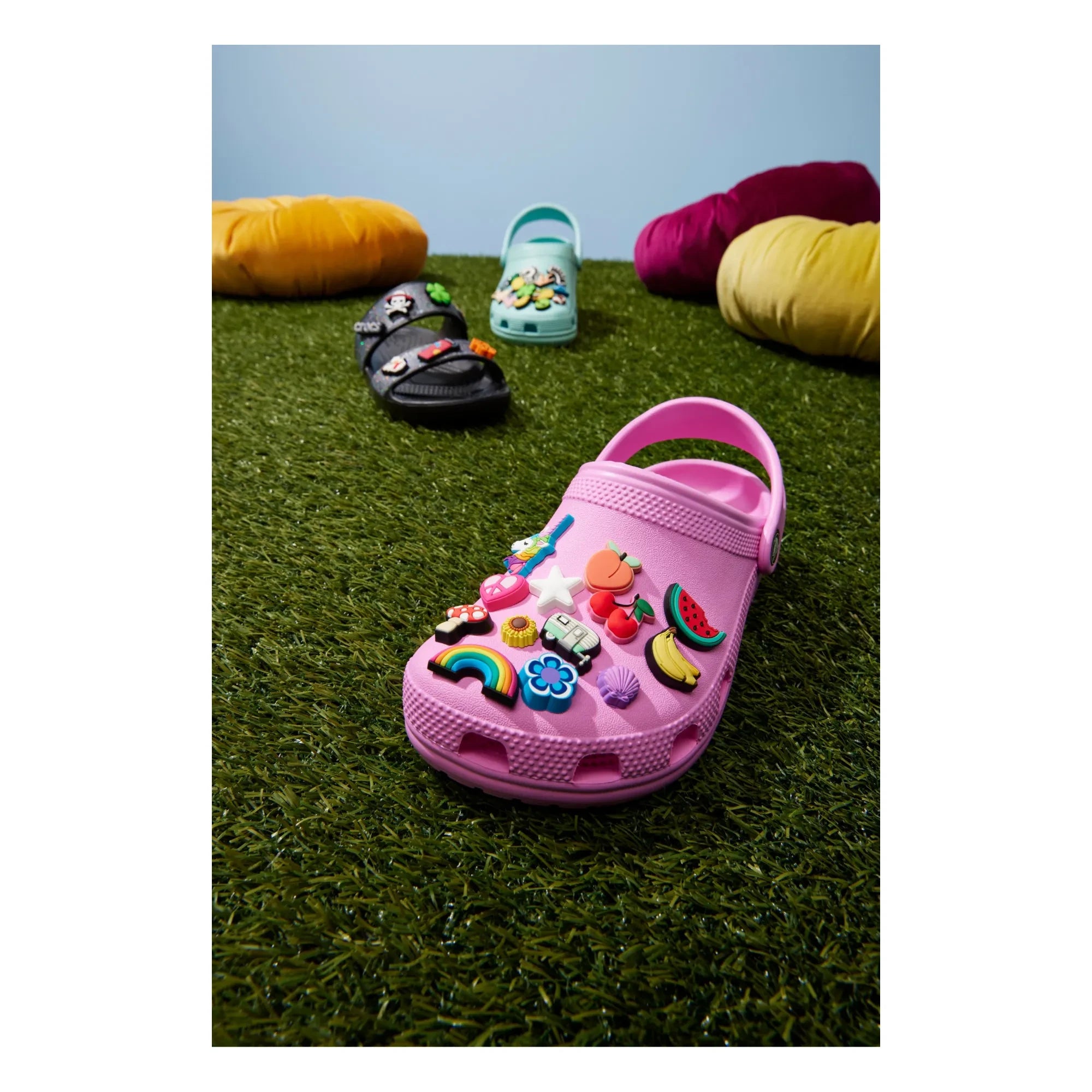 Crocs - Rainobw Jibbitz - 5'li Set | Beyaz