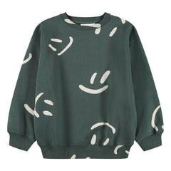 Molo - Monti Smileys jersey de algodón orgánico | Verde
