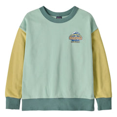 Patagonia - Sweat Crew Great Waves Organik pamuk | Açık mavi