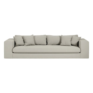 Panac Edition - Sofá de 3 plazas Bellechasse, algodón y lino - 245 cm | Perle