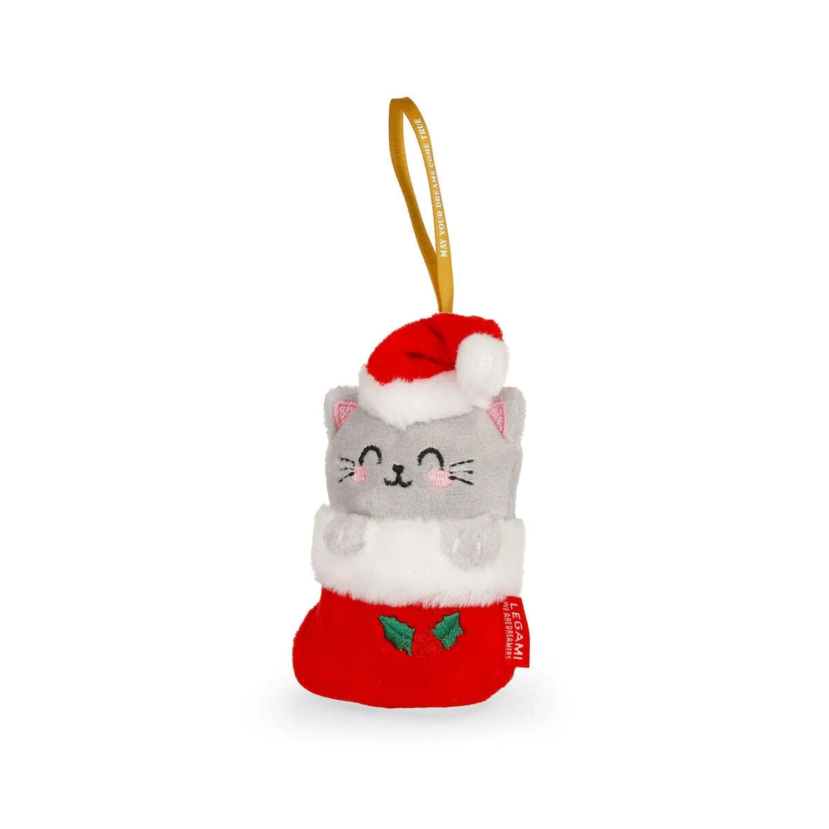 Legami - Plüschspielzeug Weihnachtsdekoration - Kitty - Oh-Oh-Ohrenschmuck