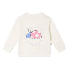 Stella McCartney Kids - Coccinelle Bio-Baumwoll-Sweatshirt | Ivory