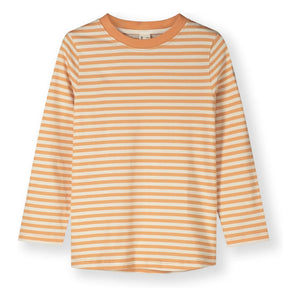 Gray Label - Camiseta de algodón orgánico a rayas | Albaricoque