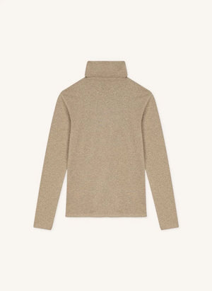 Petit Bateau - Düz balıkçı yaka | Heather beige