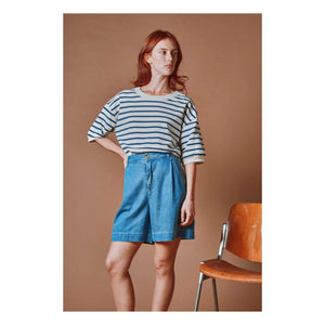 Emile et Ida - Kurze Latzhose | Blau