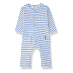 1+ in the family - Çizgili Cambrils Fitilli Pijama | Açık mavi
