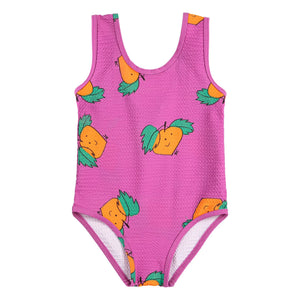 Bobo Choses - Orange Baby-Badeanzug aus recycelter Faser | Lila