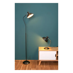 Present Time - Hooded Table Lamp | Black