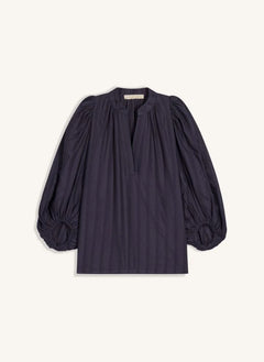 Vanessa Bruno - Bell Cotton Blouse | Navy