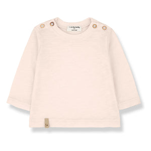 1+ in the family - Andros Chiné T-Shirt | Beige rosa