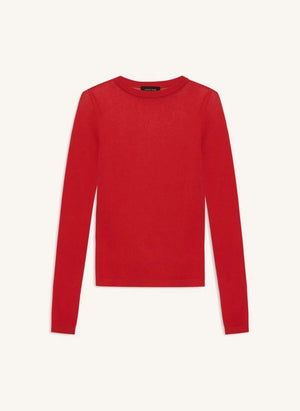 Anine Bing - Tiana pamuklu sweatshirt | Kırmızı