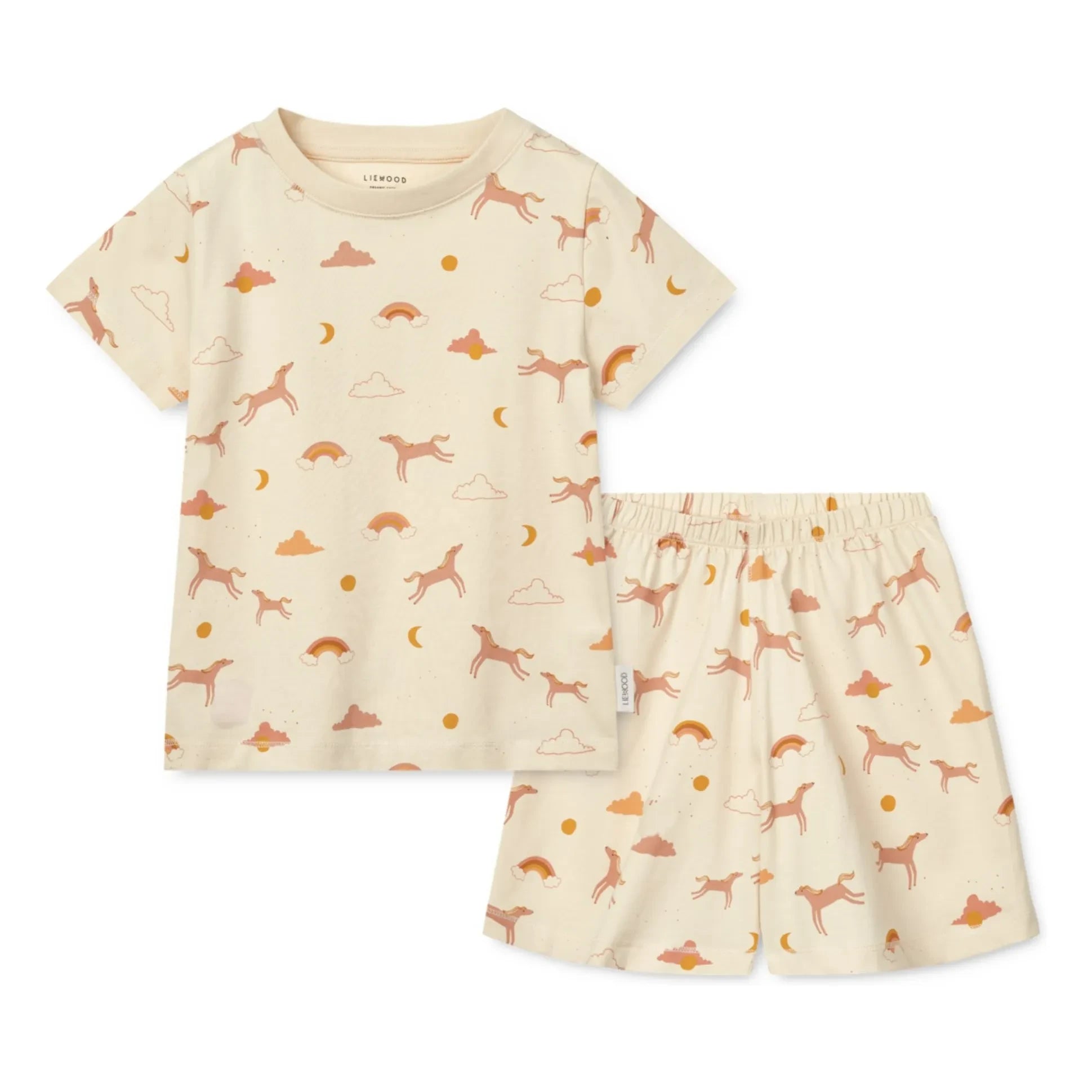Liewood - Pyjashort Ilford Dream Organic Cotton | Cream