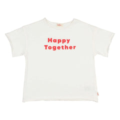 Búho - Camiseta Happy Together Algodón orgánico | Blanco