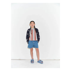 Main Story - Denim Bio-Baumwoll Shorts | Blau