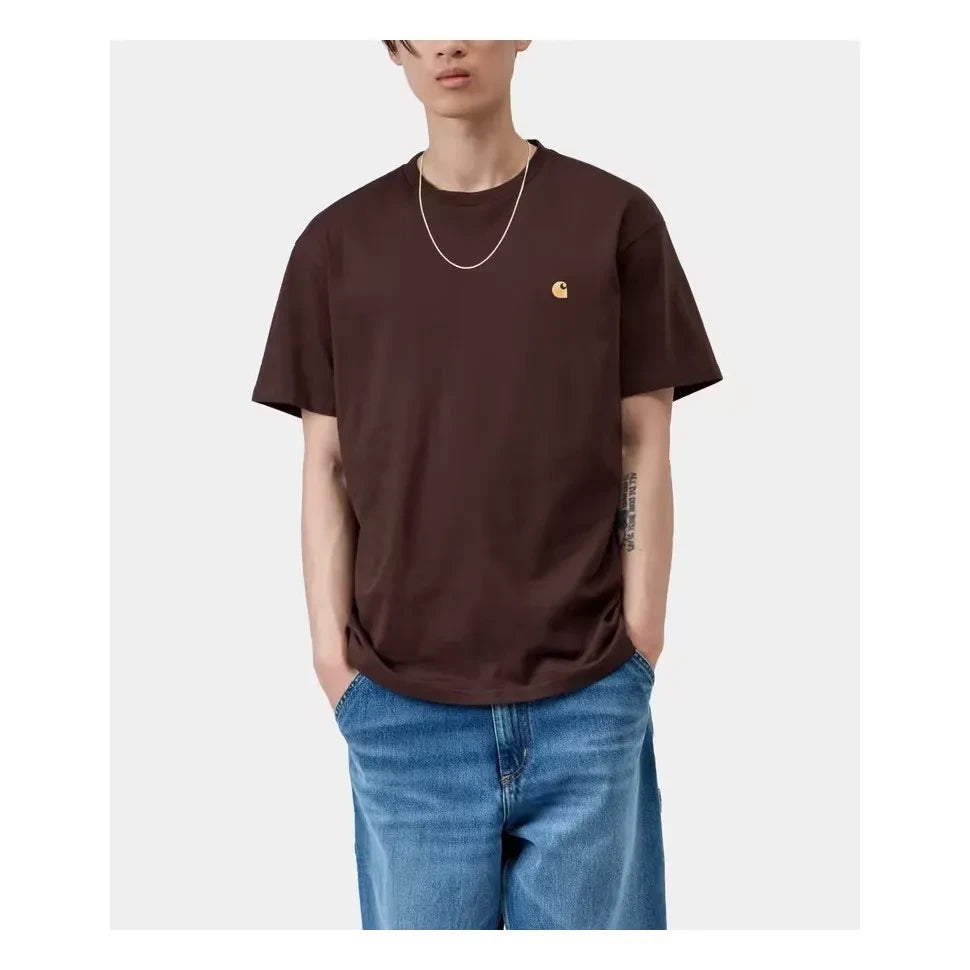 Carhartt WIP - تيشيرت Chase | بني