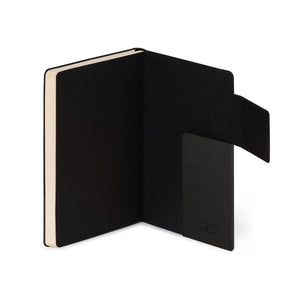 Legami - Lined دفتر مع غلاف Monochrome ناعم - Black Suit - My دفتر