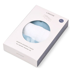 Liewood - Pack de 3 Bóxers Marvin Sport de Algodón Orgánico | Azul