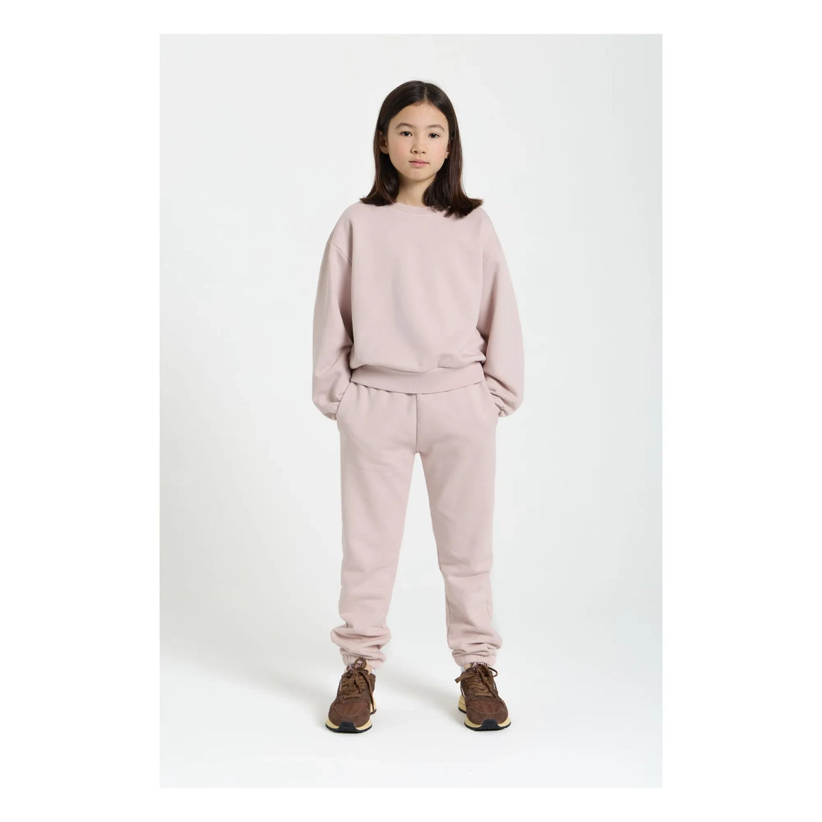 Smallable Kid - Kiwi Organik Pamuklu Jogger | Soluk Pembe