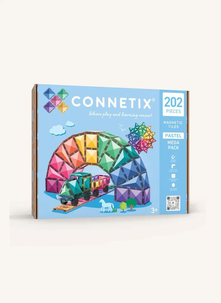 Connetix - Mega Paket - 202 Teile | Pastell