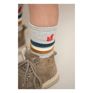 Jenest - J Sport Socken aus Bio-Baumwolle | Grau Melange