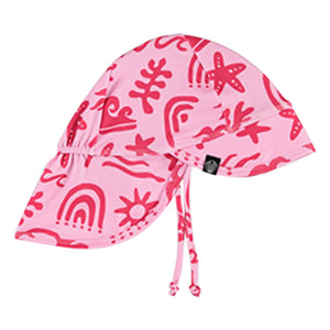 Beach & Bandits - Tropical Breeze UV Protective Hat Made from Recycled Fibers | Pink