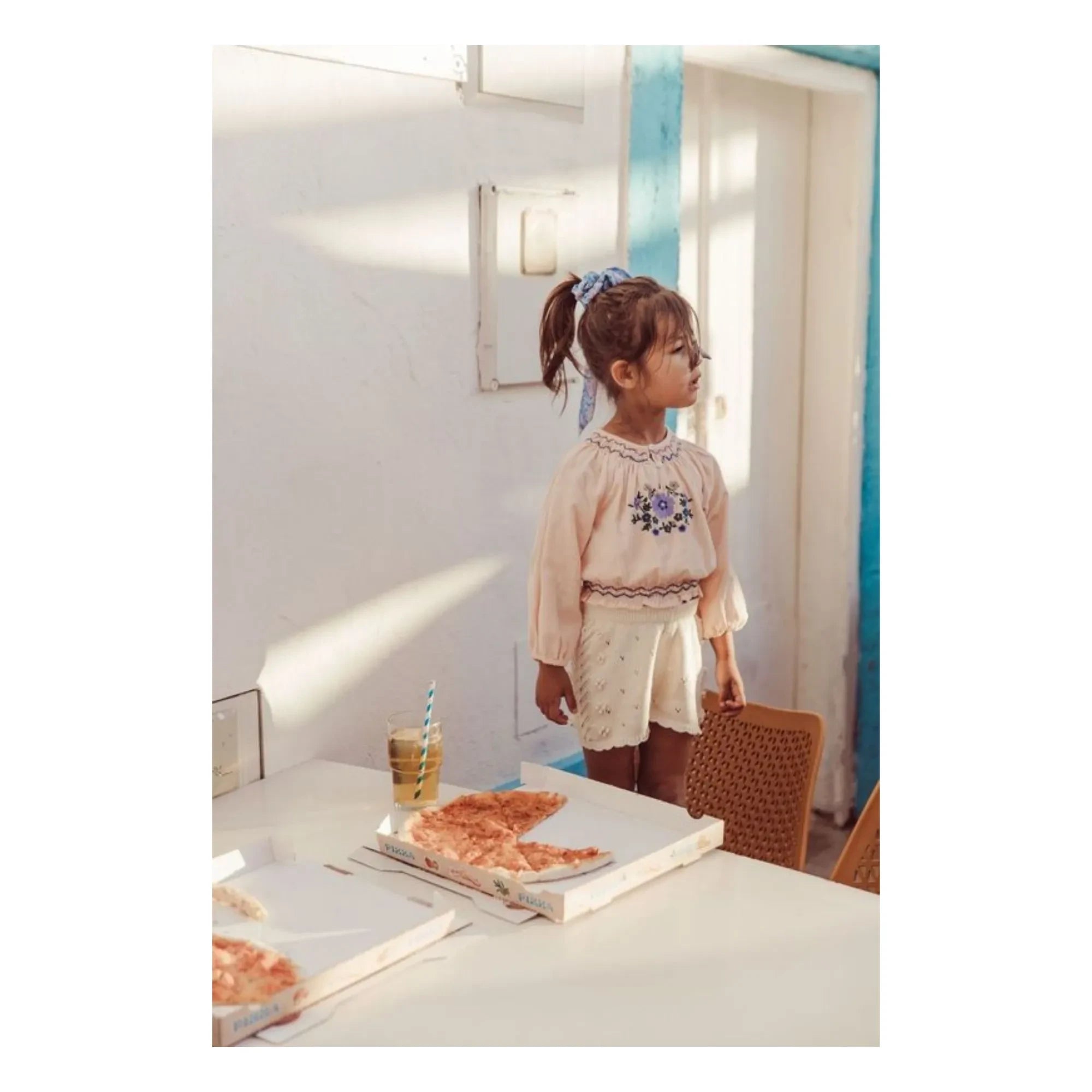 Louise Misha - Marinella bluz | Toz pembe