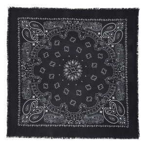 Kujten - Hachiko Kaşmir Bandana | Siyah