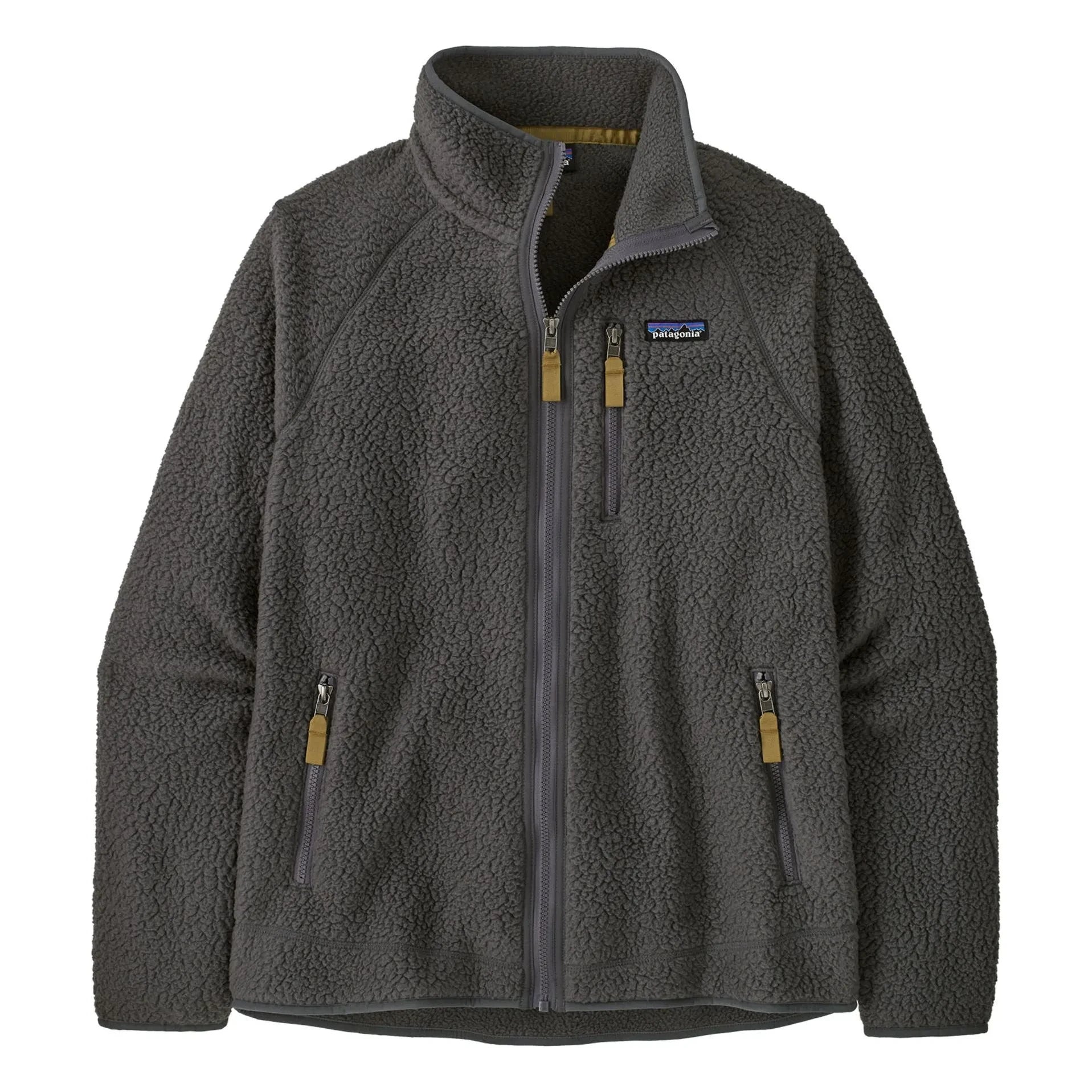 Patagonia - Retro Pile Fermuarlı Polar Geri Dönüştürülmüş Elyaflar | Kömür grisi