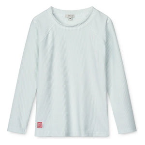 Liewood - Camiseta Noah Seersucker con protección UV | Azul claro
