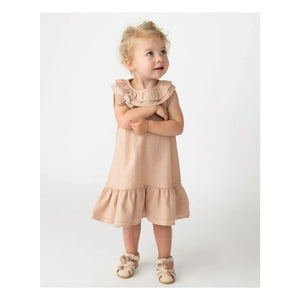 Donsje - Vestido Michelle de Lino | Rosa Claro
