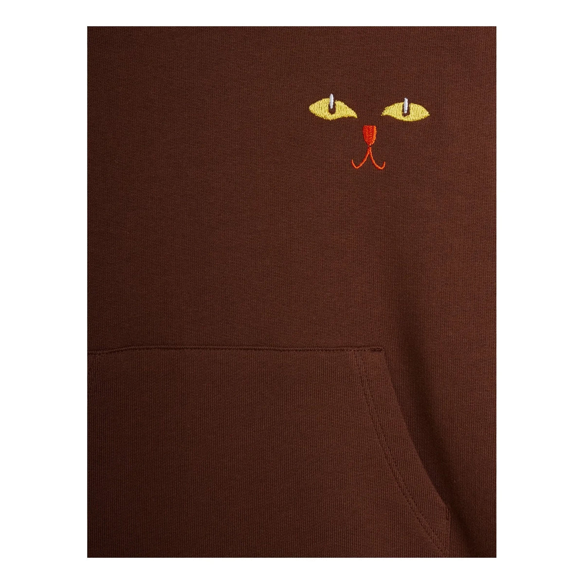 Mini Rodini - Vestido sudadera de algodón orgánico | Marrón