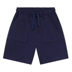 Petit Bateau - Bermuda de algodón orgánico | Azul Oscuro