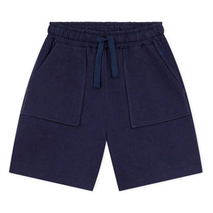 Petit Bateau - Bermuda de algodón orgánico | Azul Oscuro