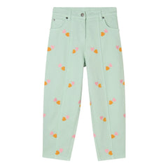 Stella McCartney Kids - Jeans aus Bio-Baumwolle mit Herzmuster | Green water